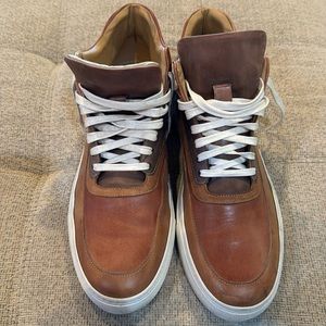 Men’s Leather High Top Shoes